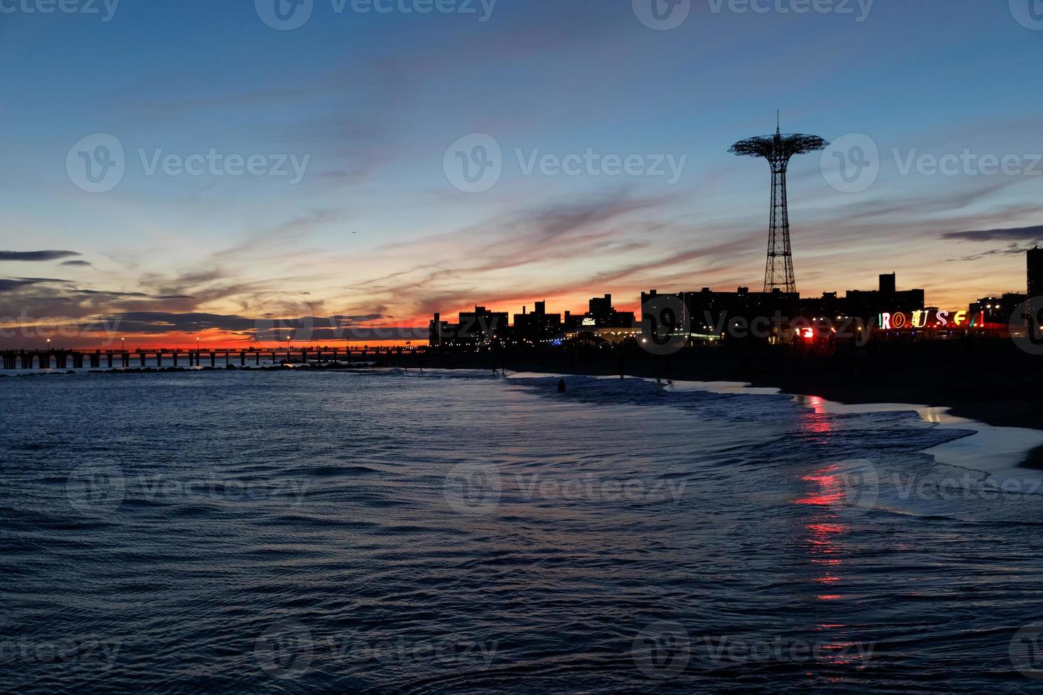 Coney Island Beach in New York City photo