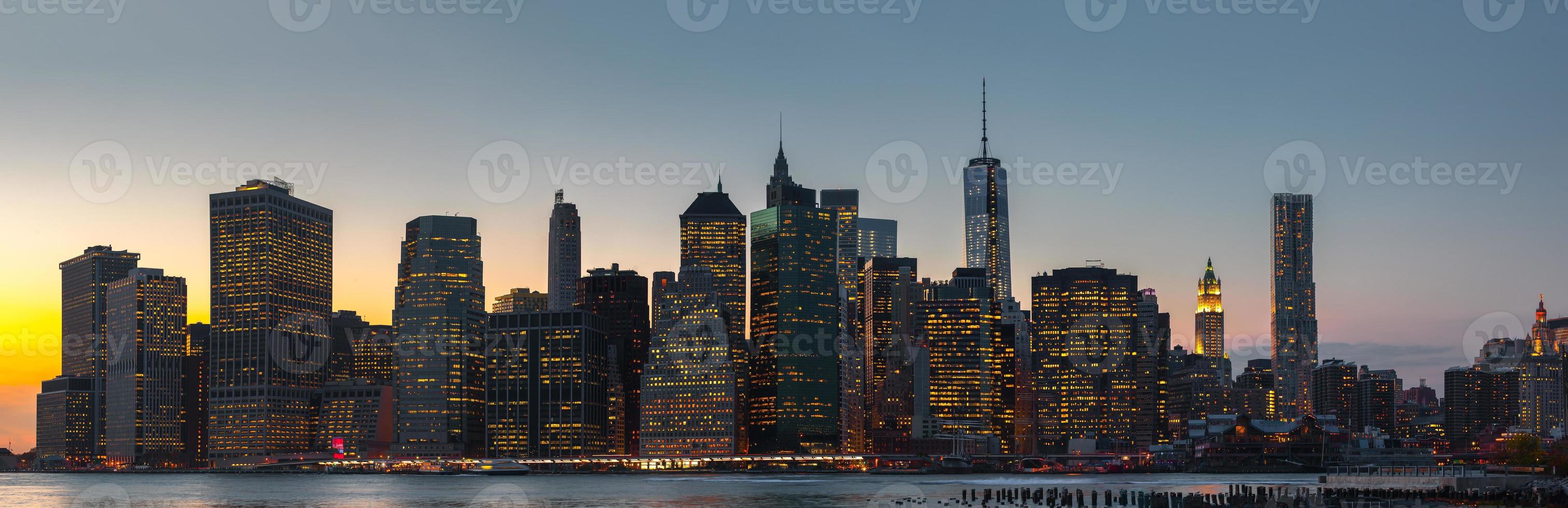 New York City skyline panorama photo