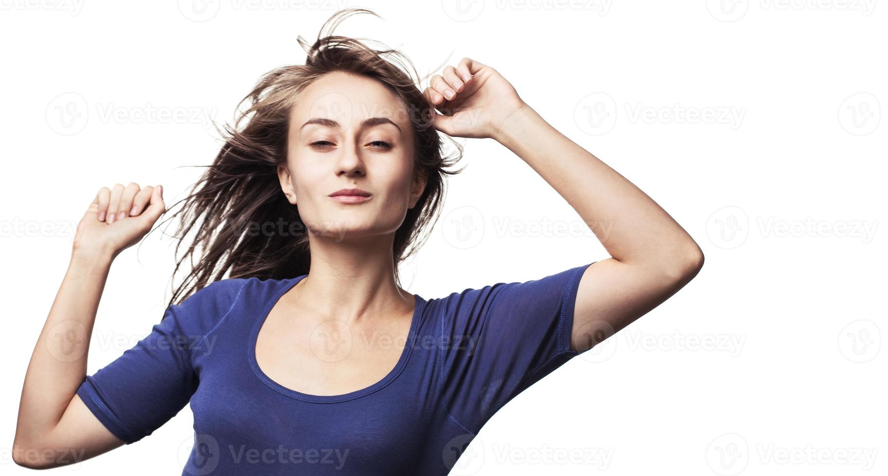beautiful girl dancing photo