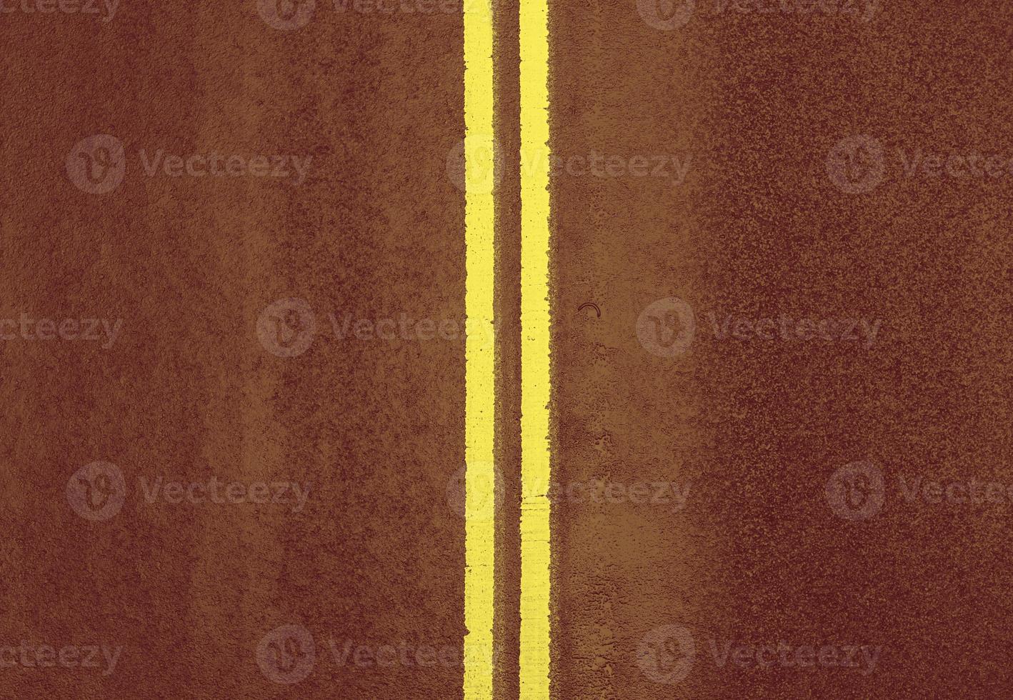 Road markings on asphalt on the street of Manhattan photo