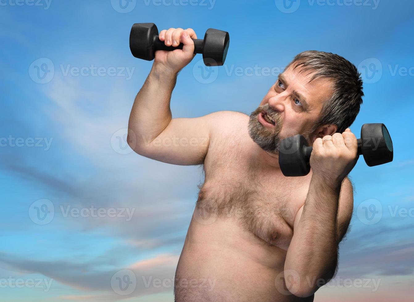 Fitness with dumbbells Stock Photo by ©mtoome 62837165