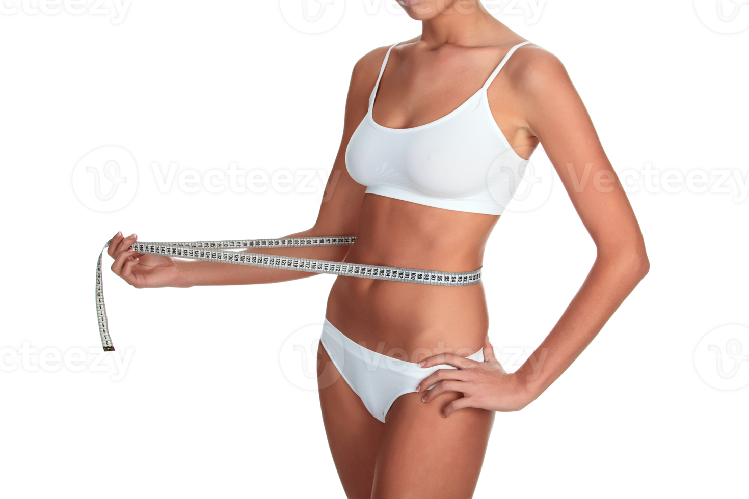 woman with measure tape png