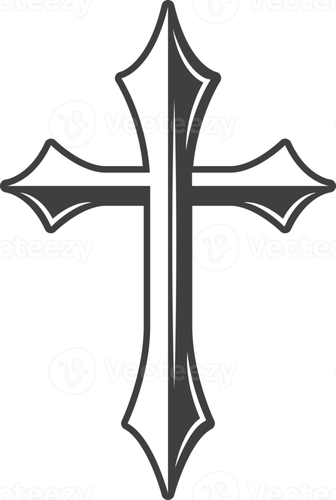 Religion black cross 18127488 PNG