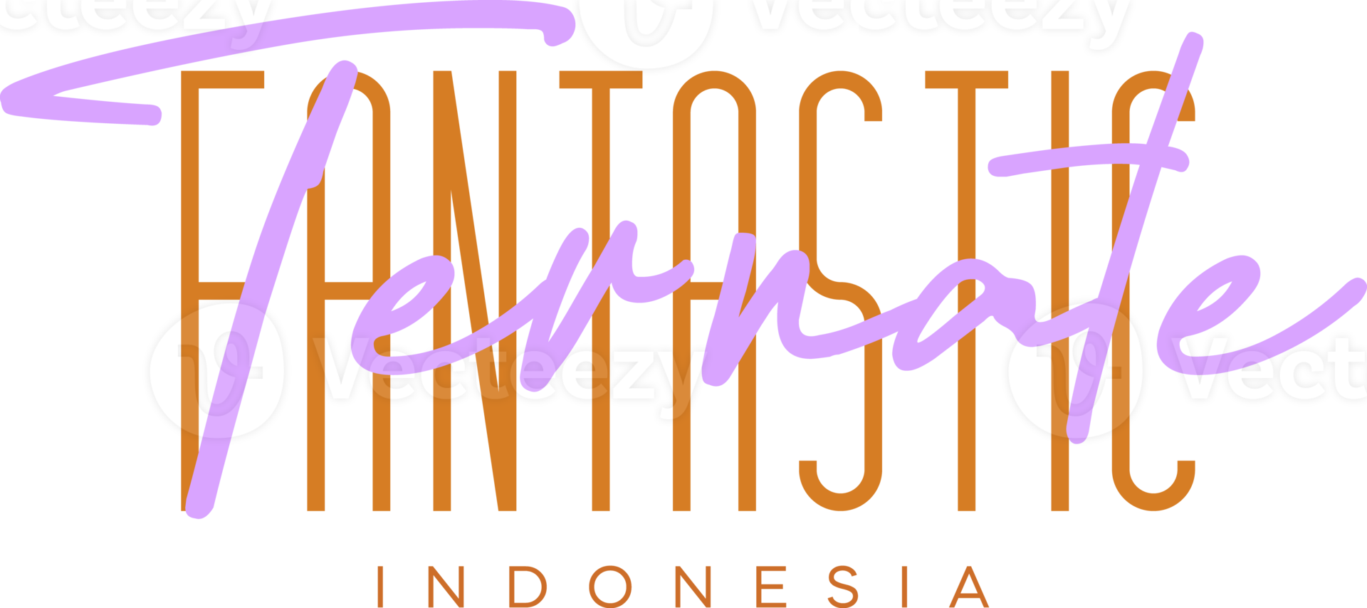 ternate geweldig Indonesië belettering voor groet kaart, Super goed ontwerp voor ieder doeleinden. typografie poster png