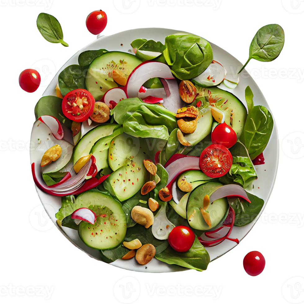 delicious Spinach salad with fresh. png