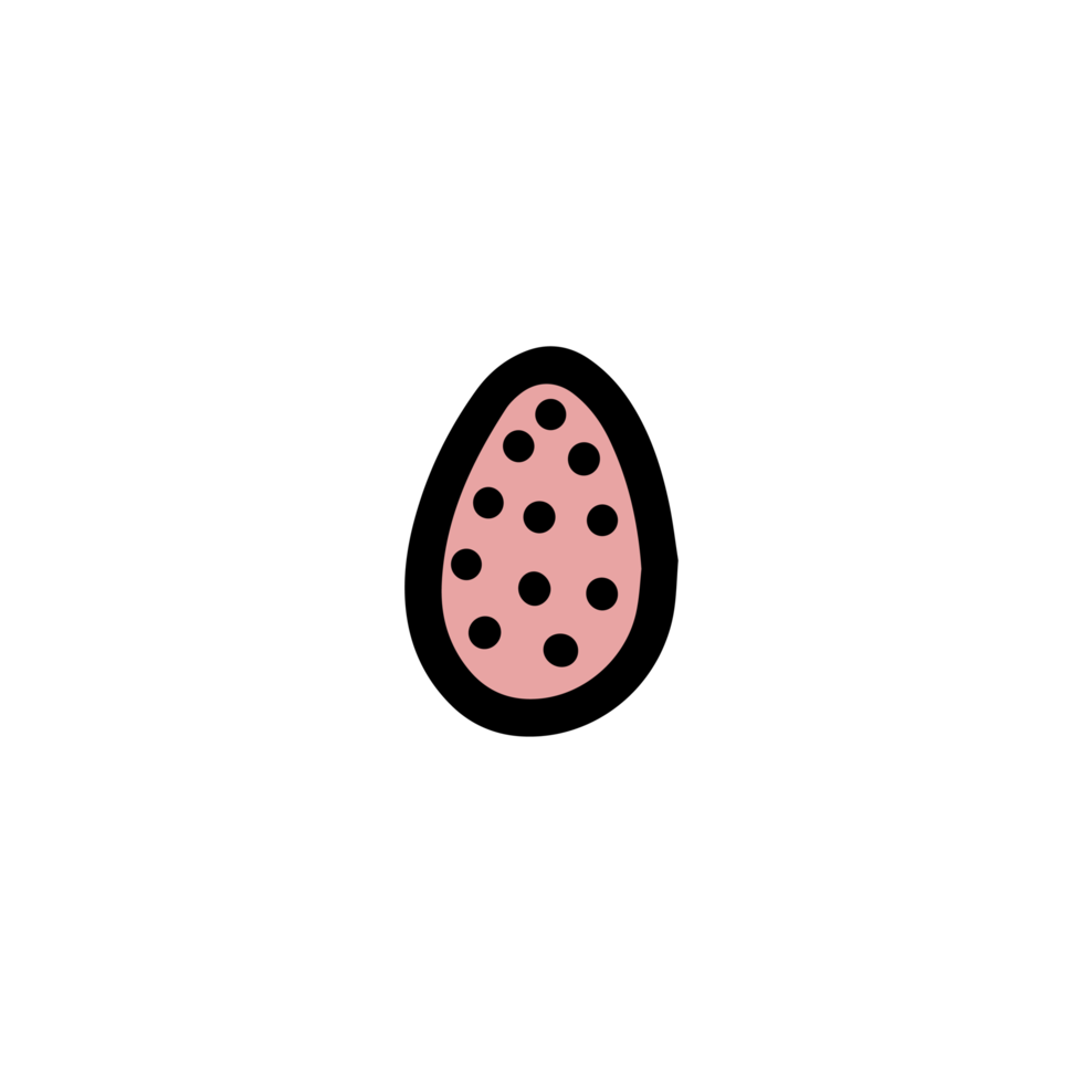 Easter egg illustration png