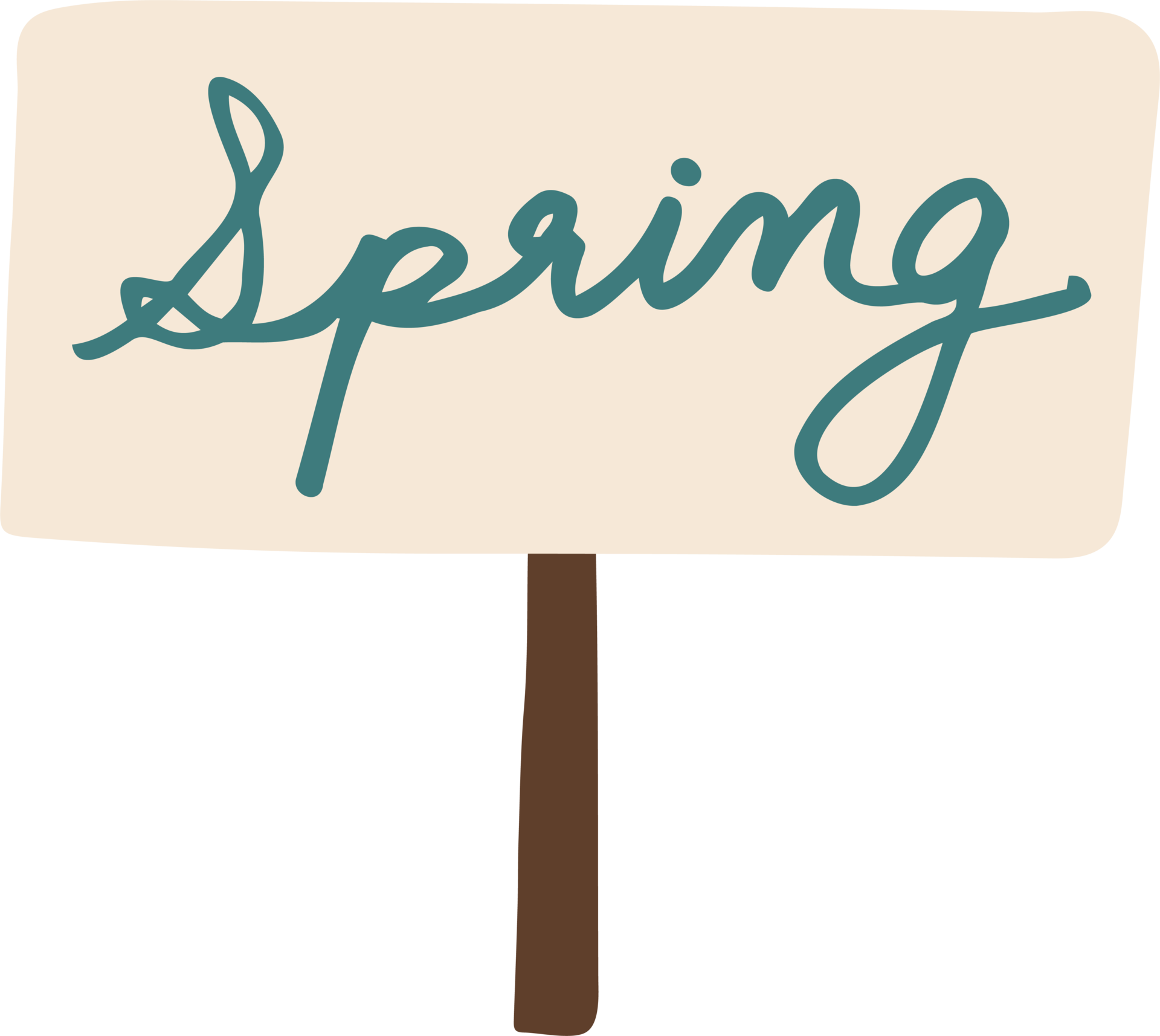 spring sign hand drawn style for groundhog day concept 18134232 PNG