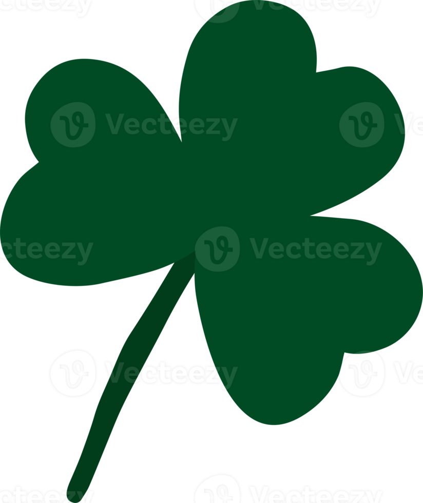 st. patrick's day Shamrock hand drawn style png