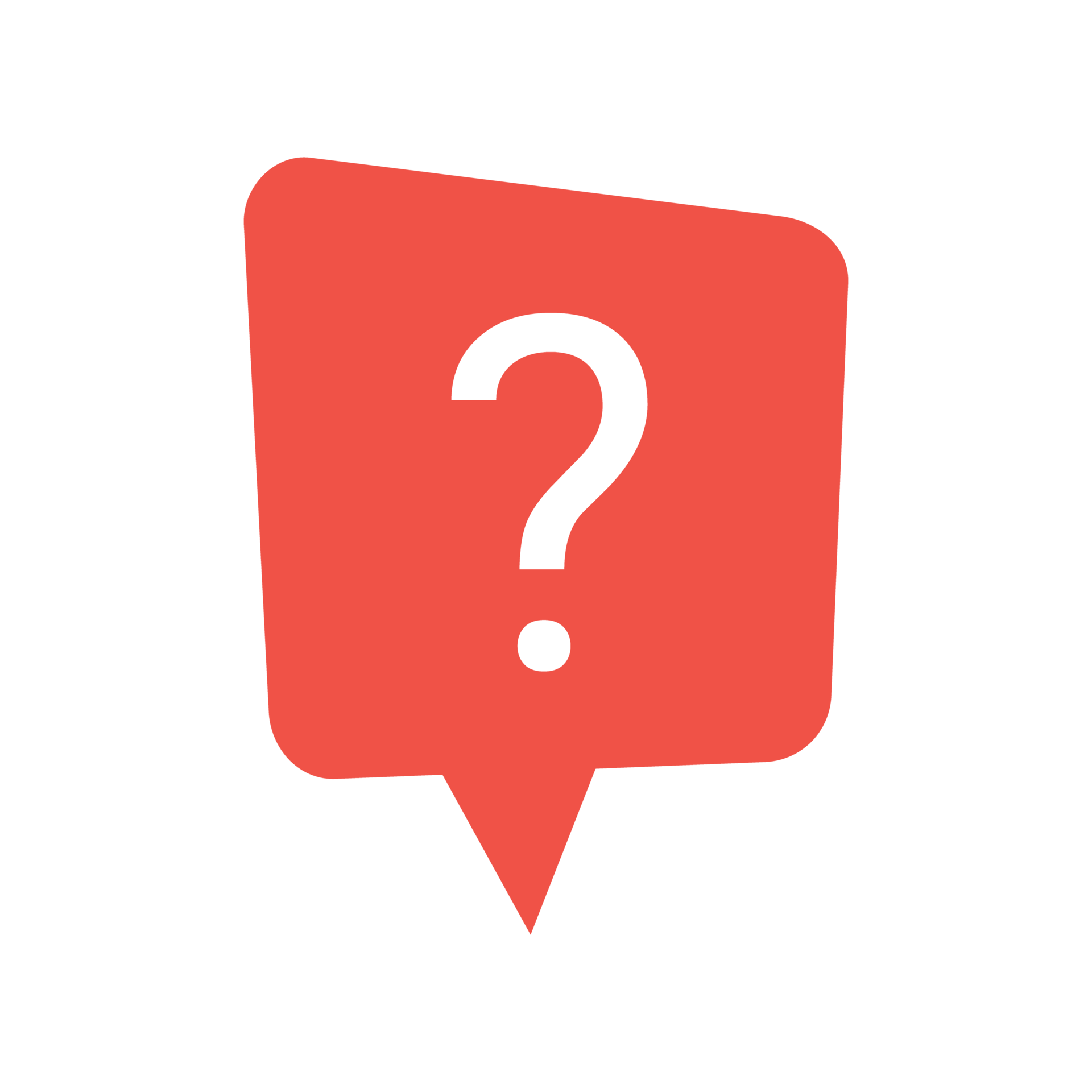 Red Question Mark Without Background