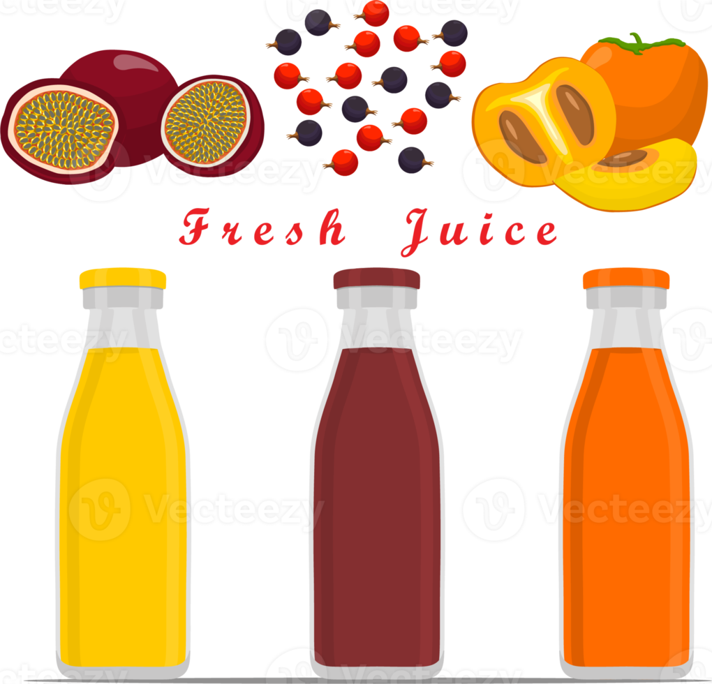 jugo de producto ecológico dulce y sabroso en botella png