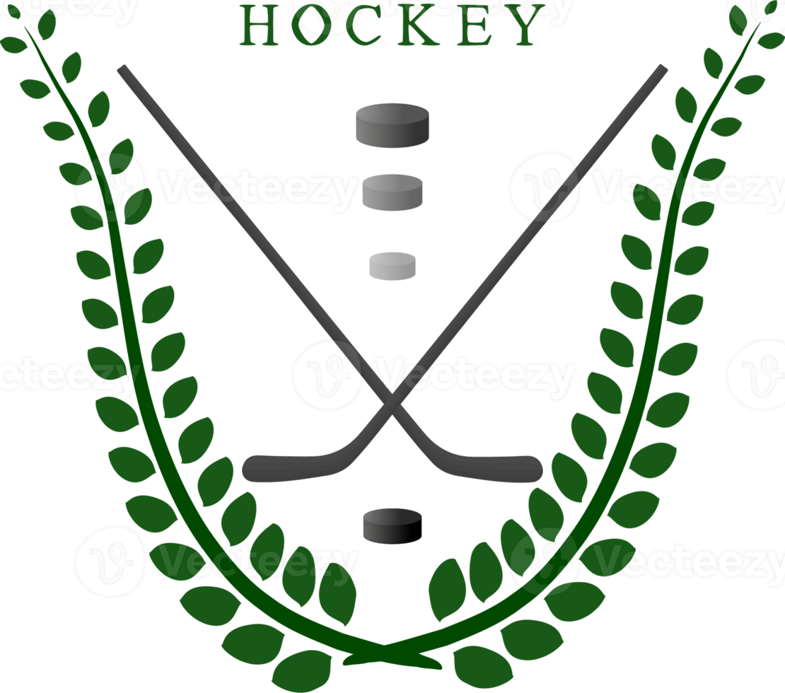 samling tillbehör för sport spel hockey png