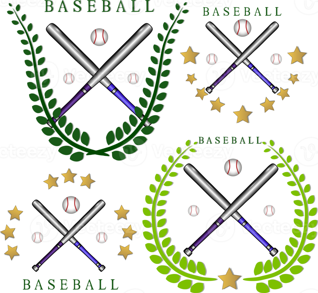 Collection accessory for sport game baseball png