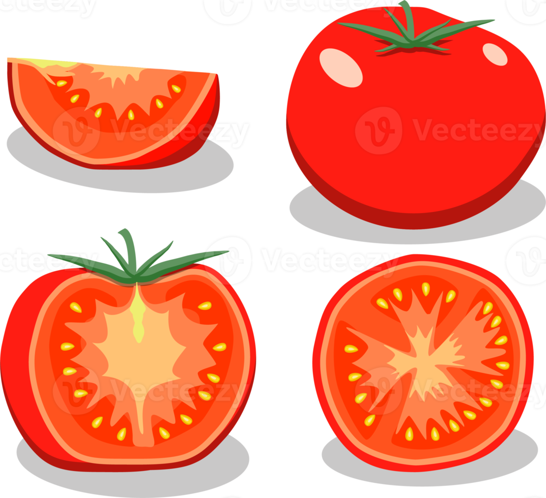 Sweet juicy tasty natural eco product tomato png