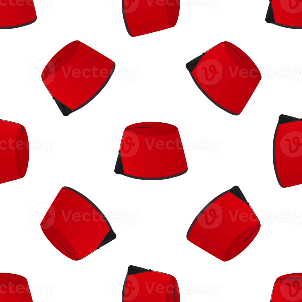 pattern hats ottoman fez, beautiful caps png
