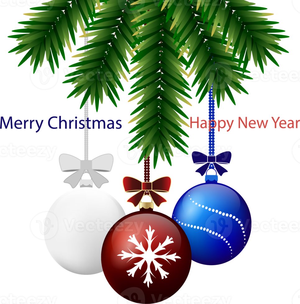 Collection accessory for celebration holiday New Year and Christmas png