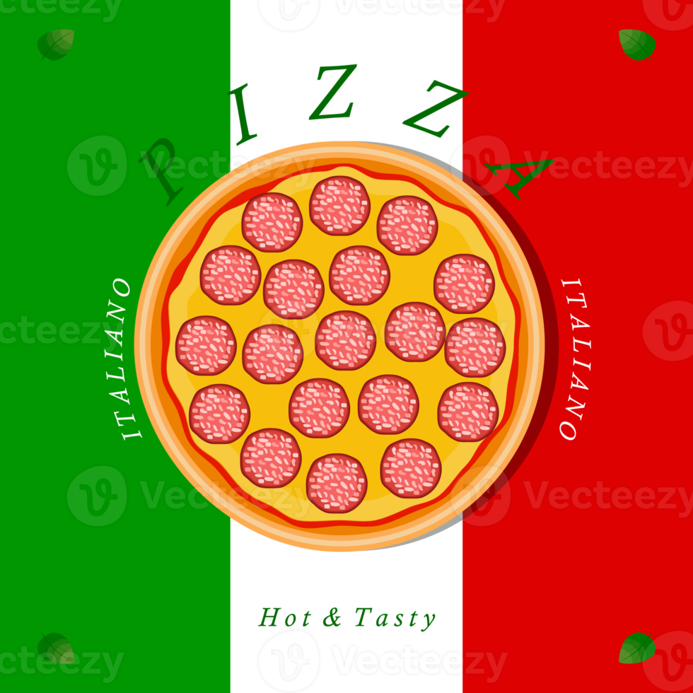 Various sweet tasty pizza png