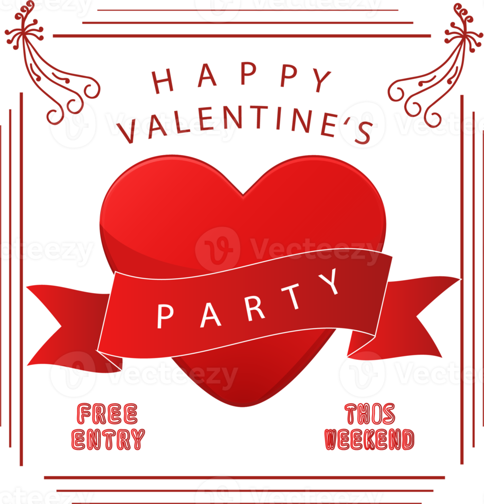 Collection accessory for celebration holiday Valentine's Day png