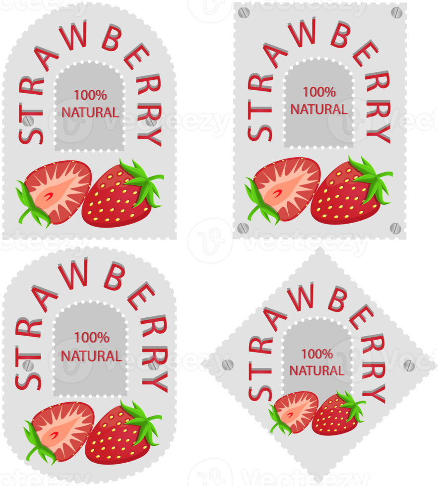 Sweet juicy tasty natural eco product strawberry png