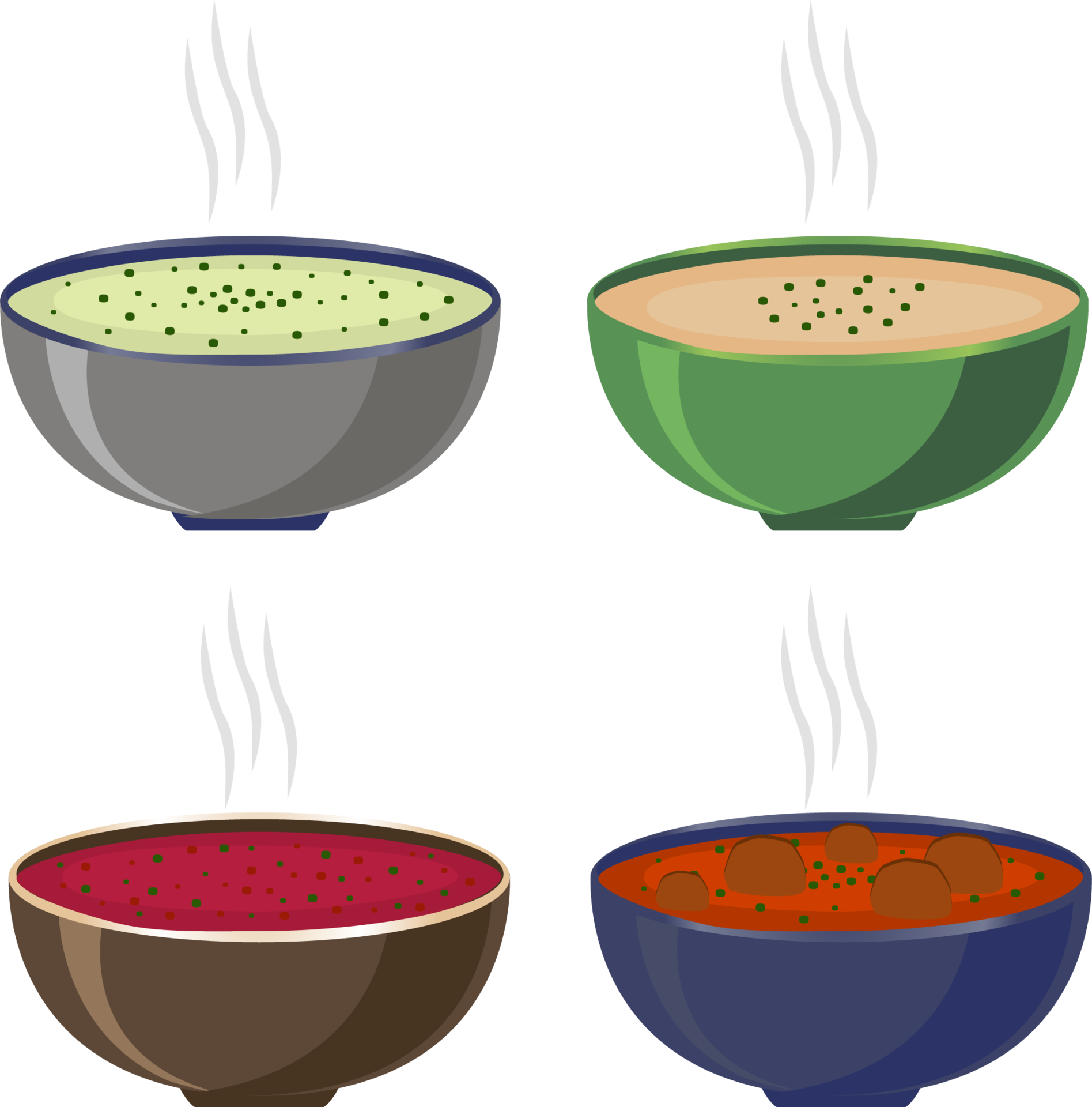 Free Various Ceramic Bowl Of Soup 18137279 PNG With Transparent Background steaming-bowl-emoji-in-2023-emoji-apple-emojis-bowl