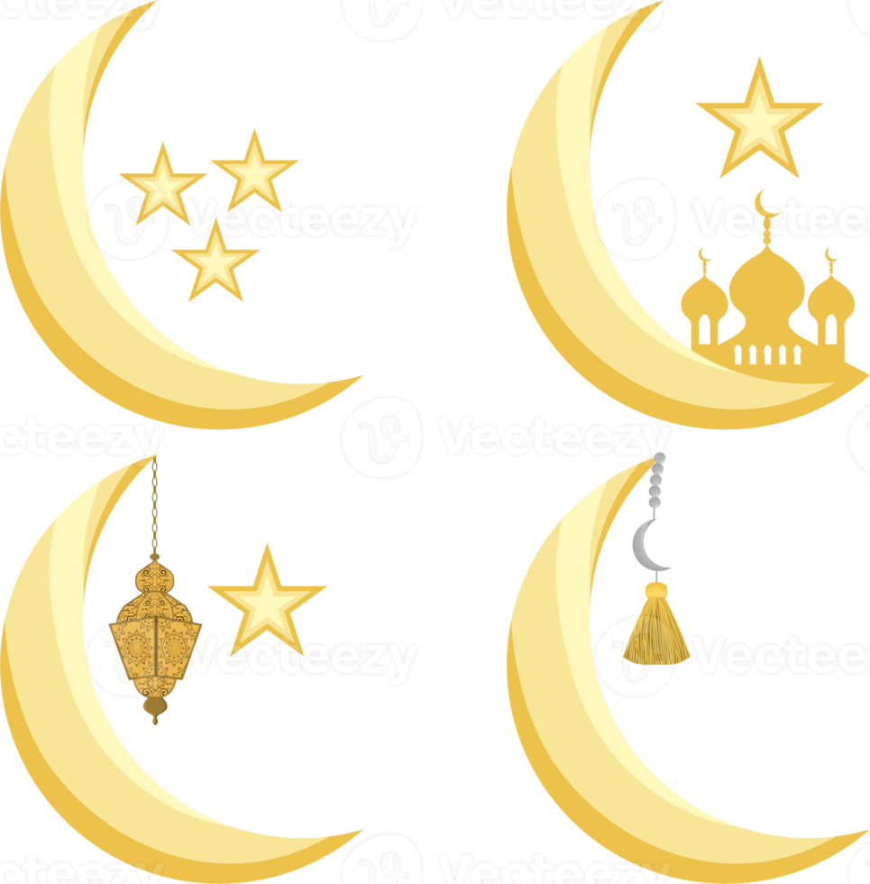 Collection accessory for celebration holiday Ramadan png