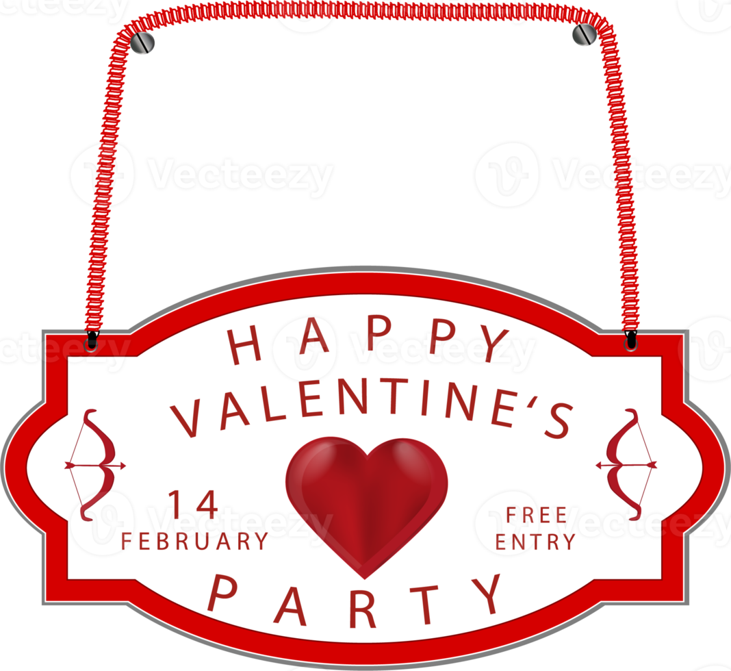 Collection accessory for celebration holiday Valentine's Day png