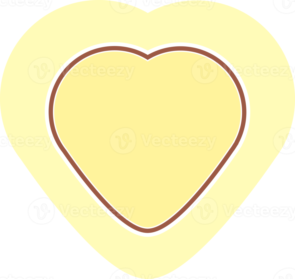 aesthetics cute colorful heart shape sticker decoration png