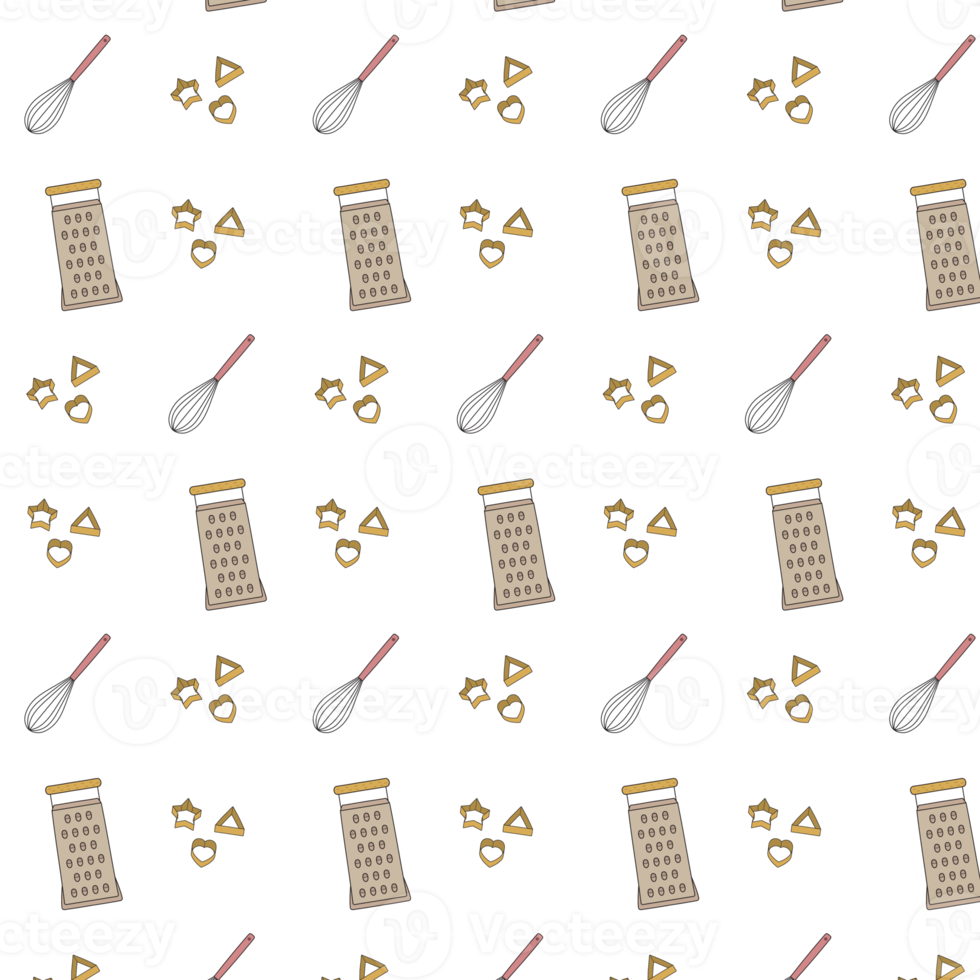 Background with kitchen items. png