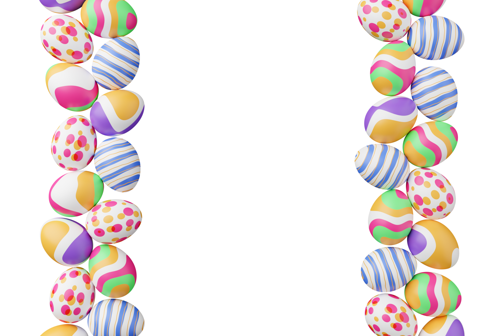 Easter Egg Frame PNG Images With Transparent Background