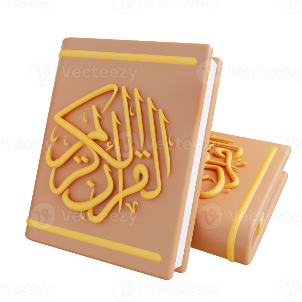 3D Illustration Al-Qur'an png