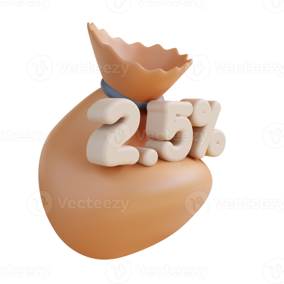 3D Illustration alms png
