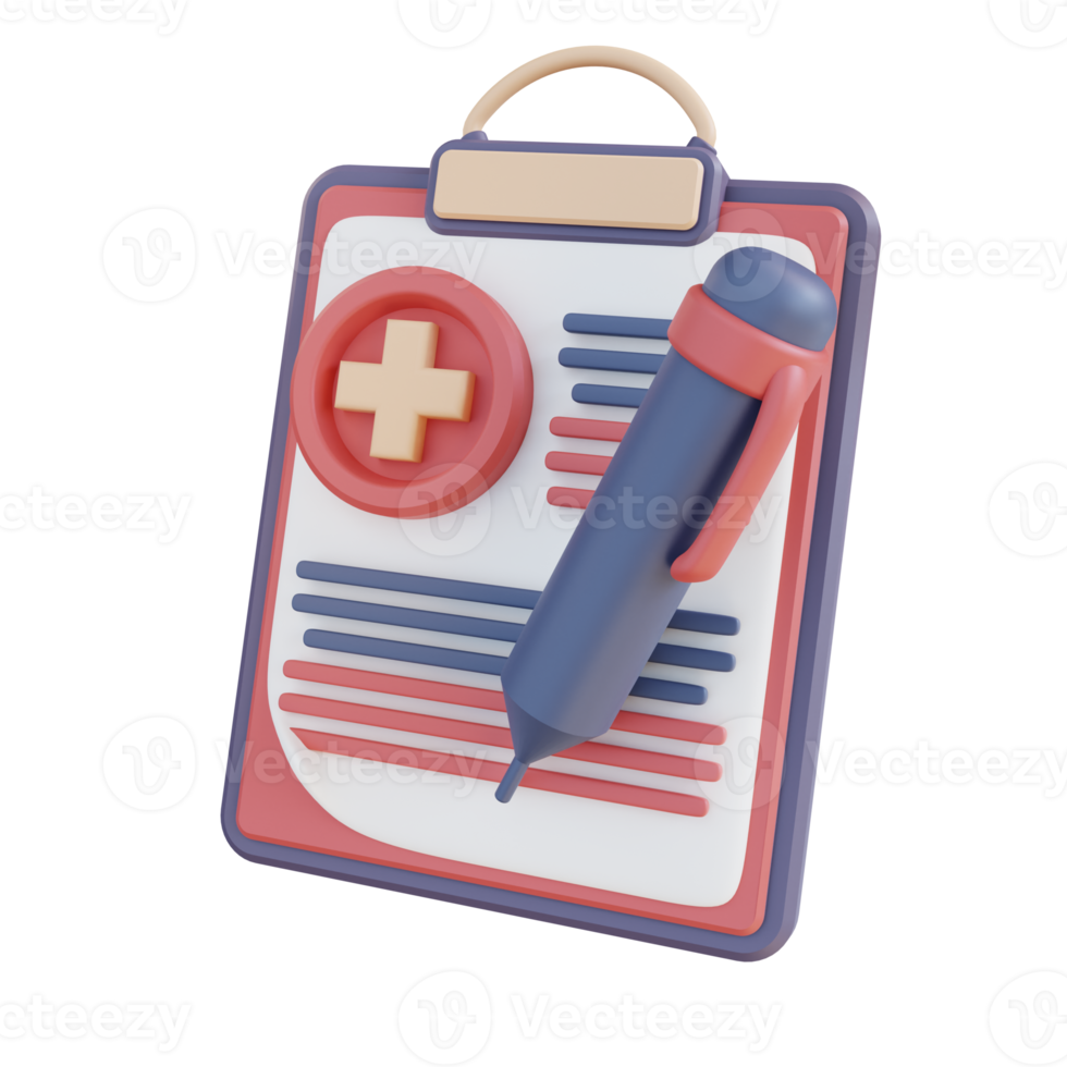 3d illustration of health patient data png