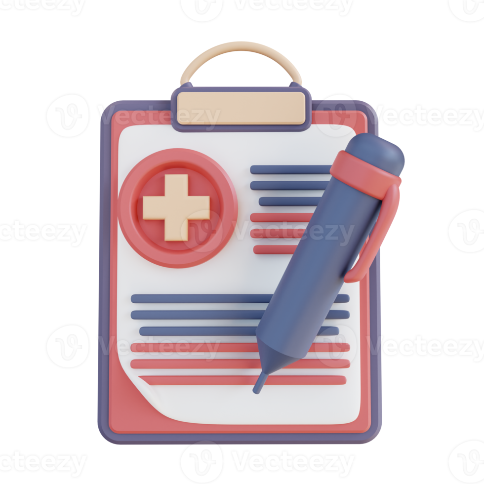 3d illustration of health patient data png