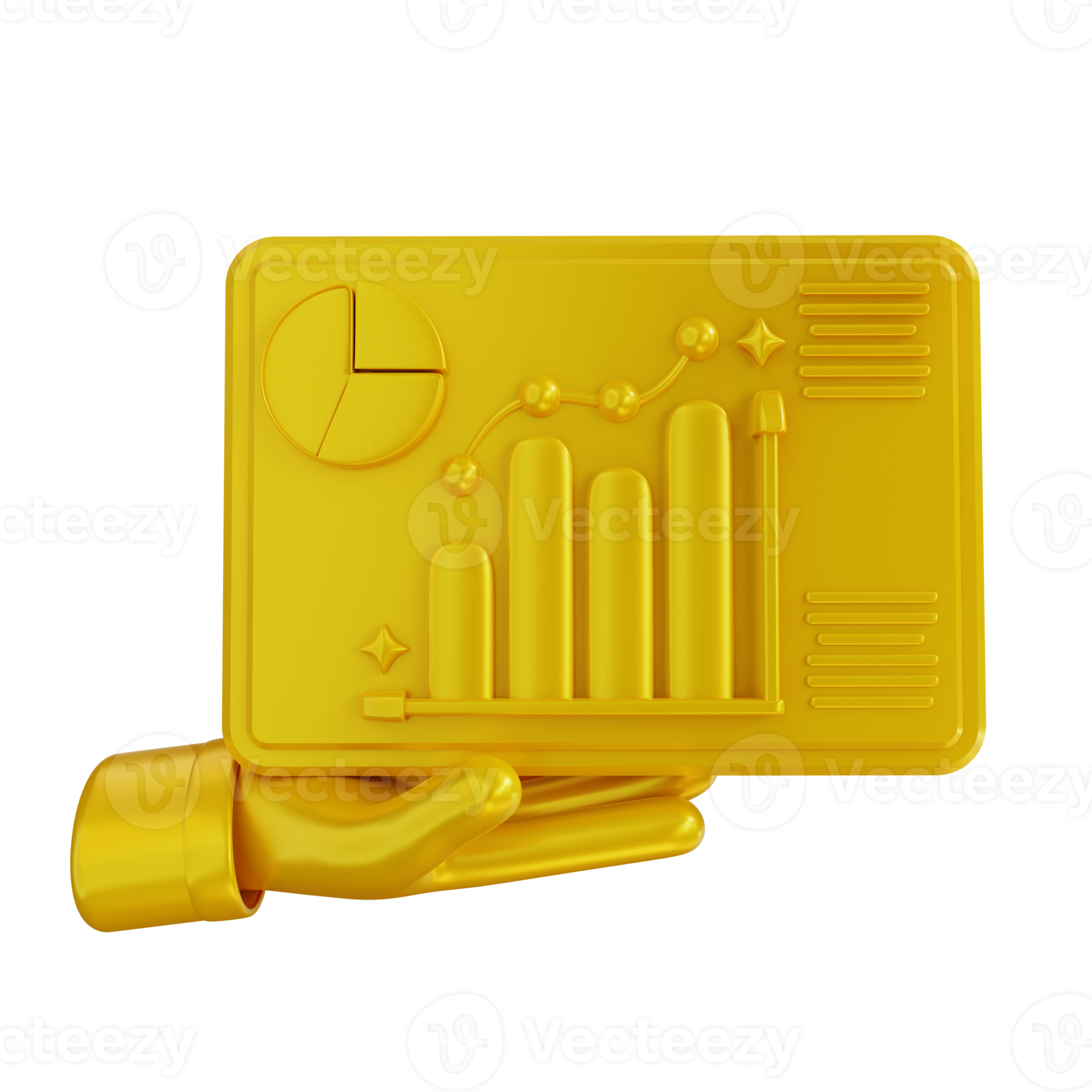 Free 3D Illustration Golden Hand And Data Analysis Report 18245269 PNG free-3d-illustration-golden-hand-and-data-analysis-report-18245269-png