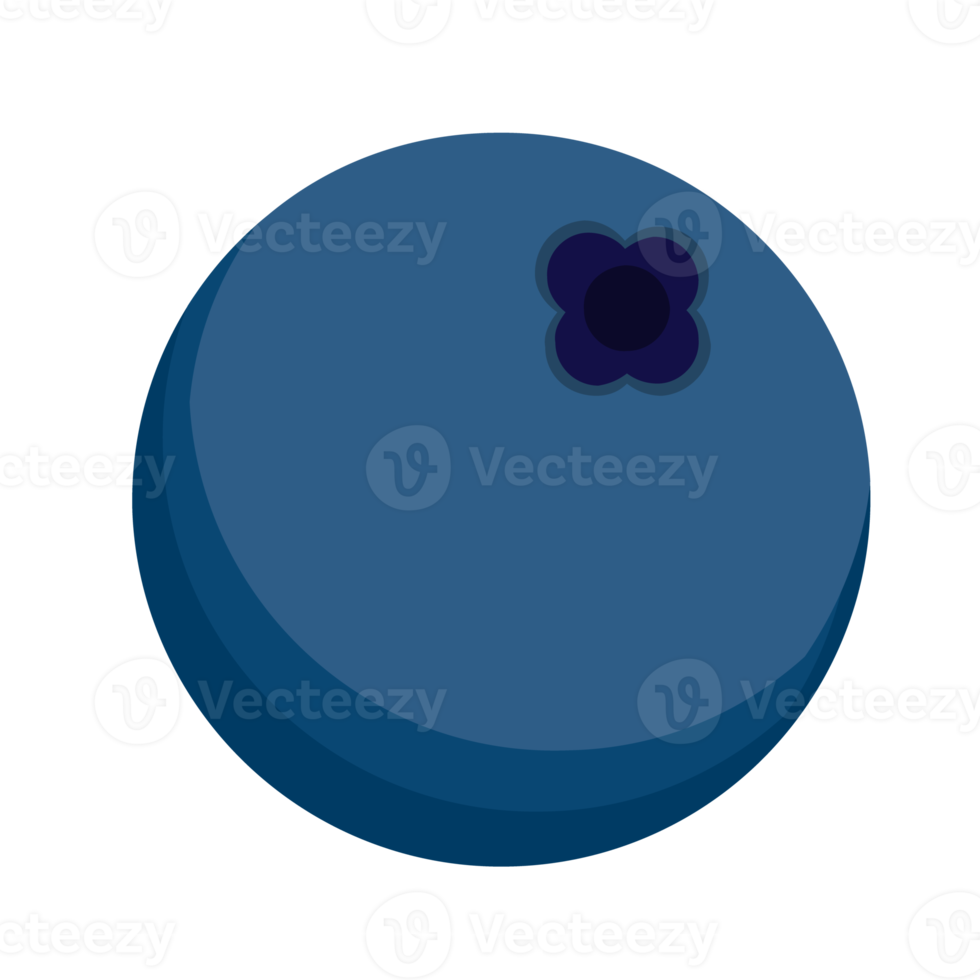 illustration d'icône de fruit de myrtille png