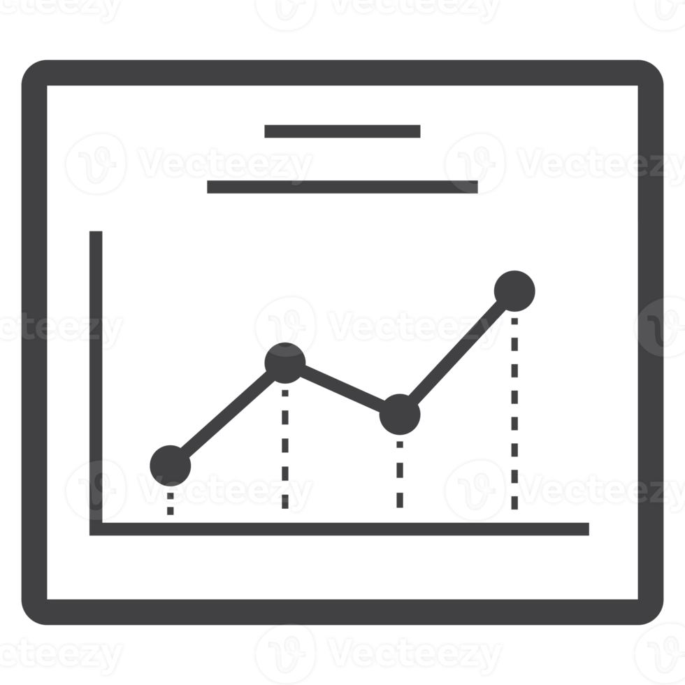 diagram tabel met Scherm toezicht houden op icoon png