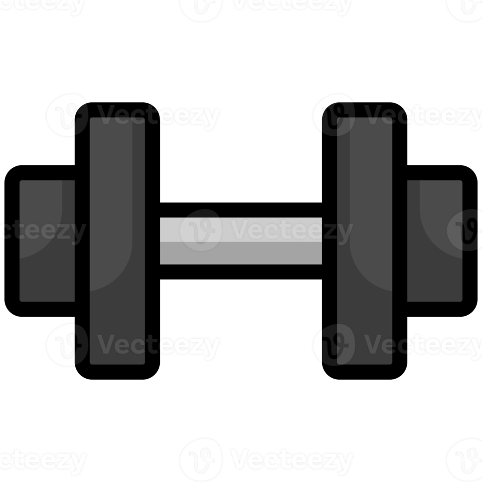 illustration of a dumbbell icon, gym icon png