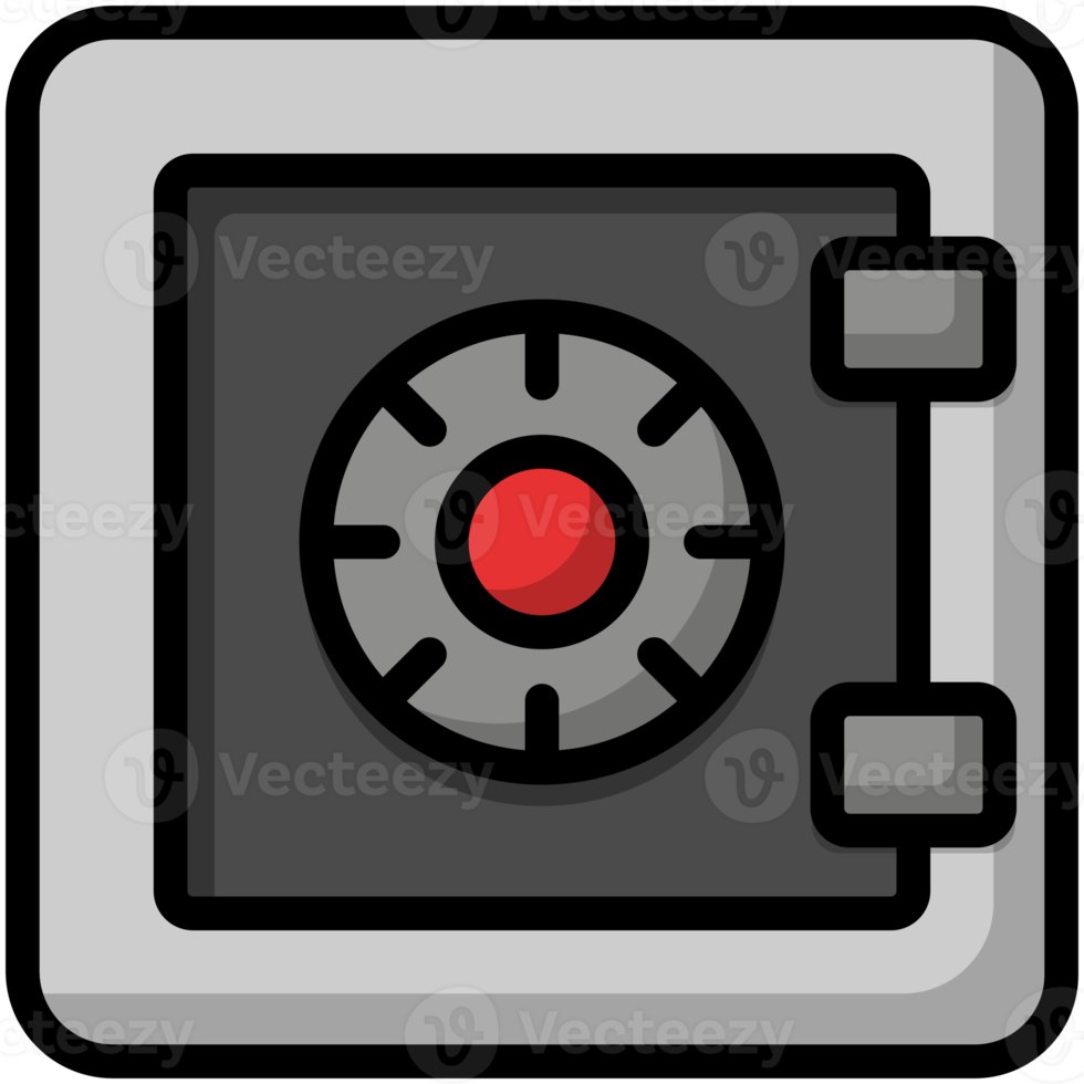 safe icon, analog ring coding icon png