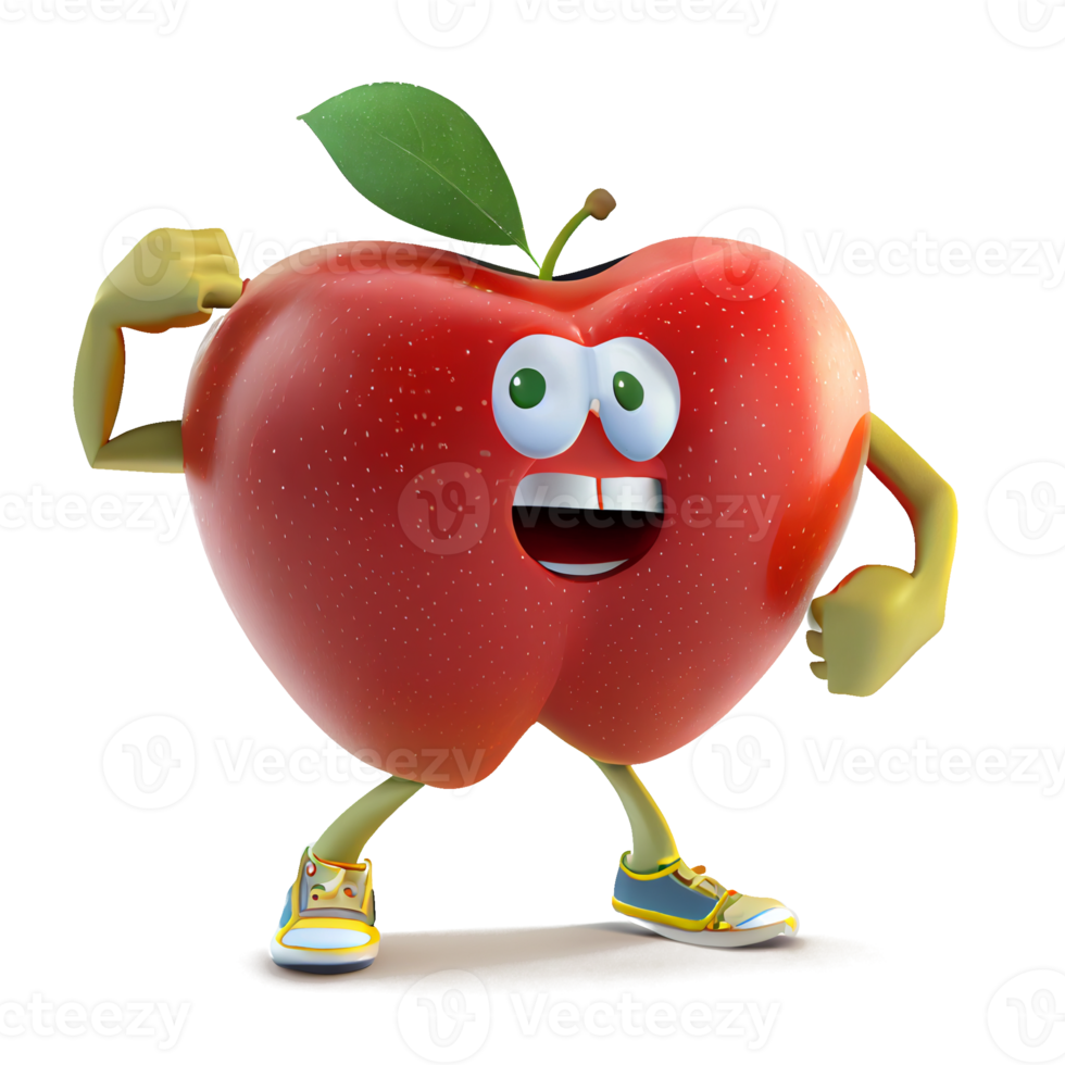 Cute and happy cartoon characters for kids and project decoration. on a transparent background png