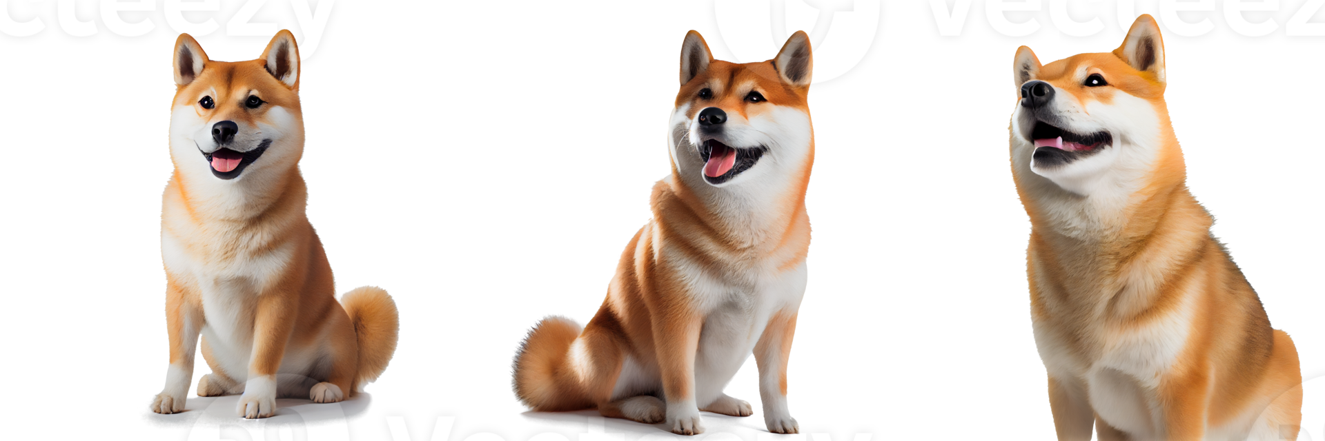 perro lindo y feliz sobre un fondo transparente. ai gen png