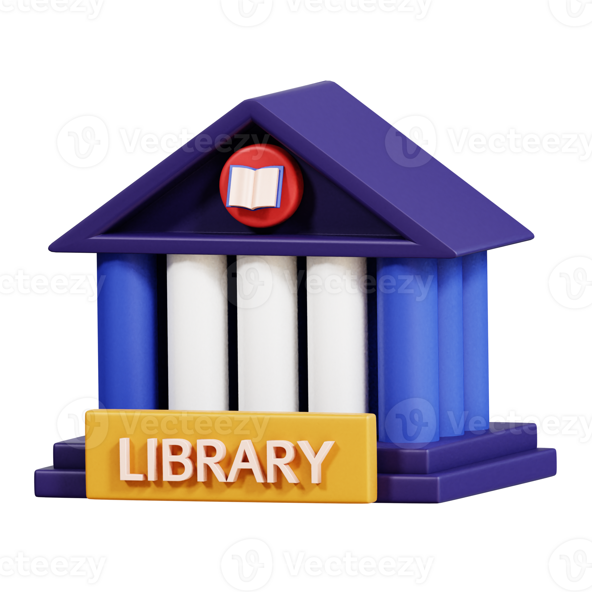 Library Education 3D Icon 18250052 PNG