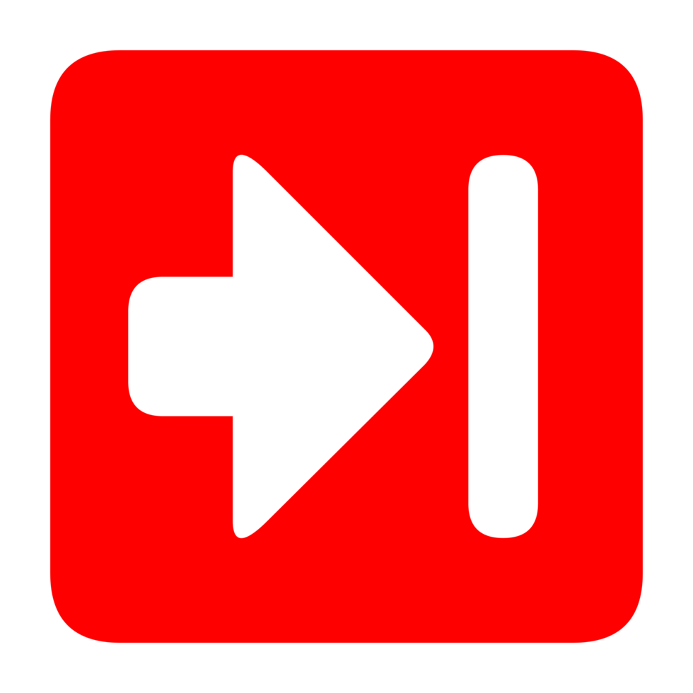 Directional Arrow Sign on Transparent Background png