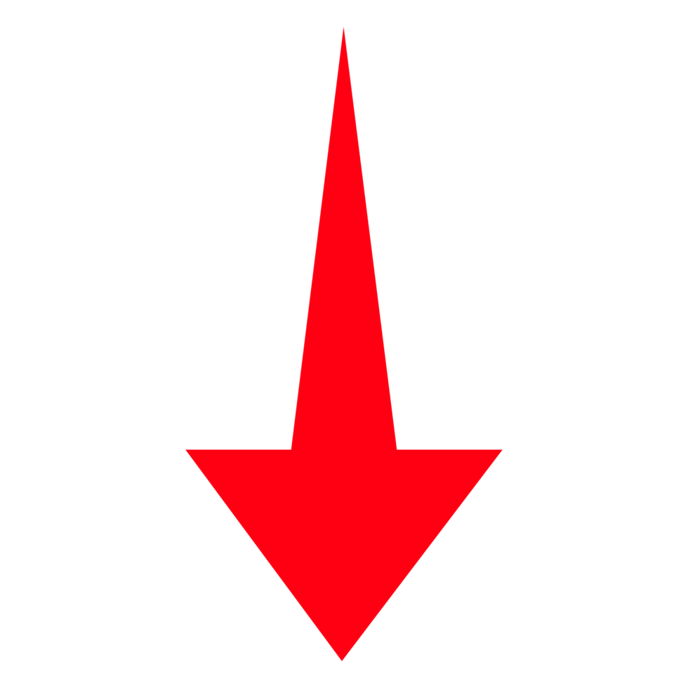 Directional Arrow Sign on Transparent Background png