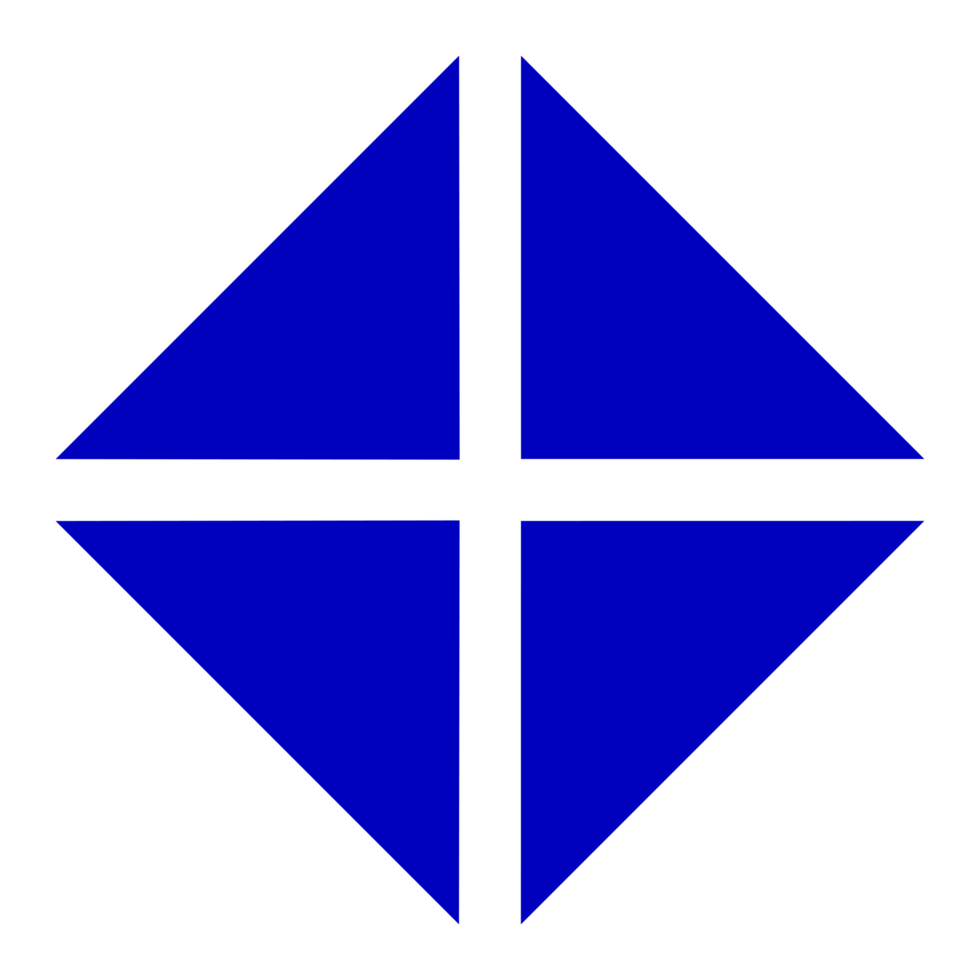 abstrakte geometrische elementform auf transparentem hintergrund png