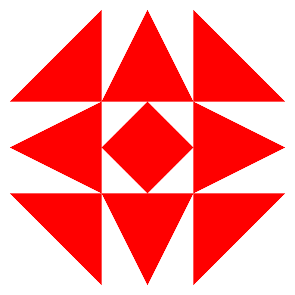 Abstract geometric element shape on Transparent Background png