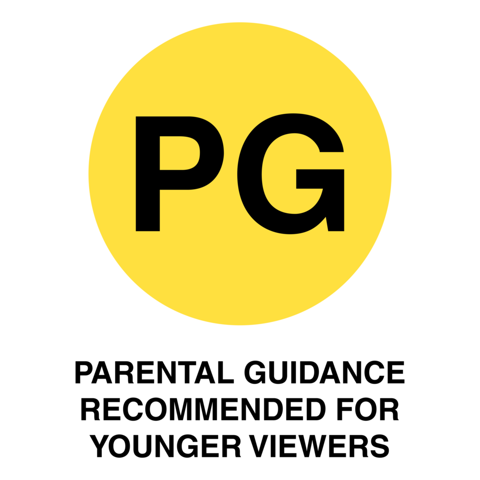 Parental Guidance sign on Transparent Background png