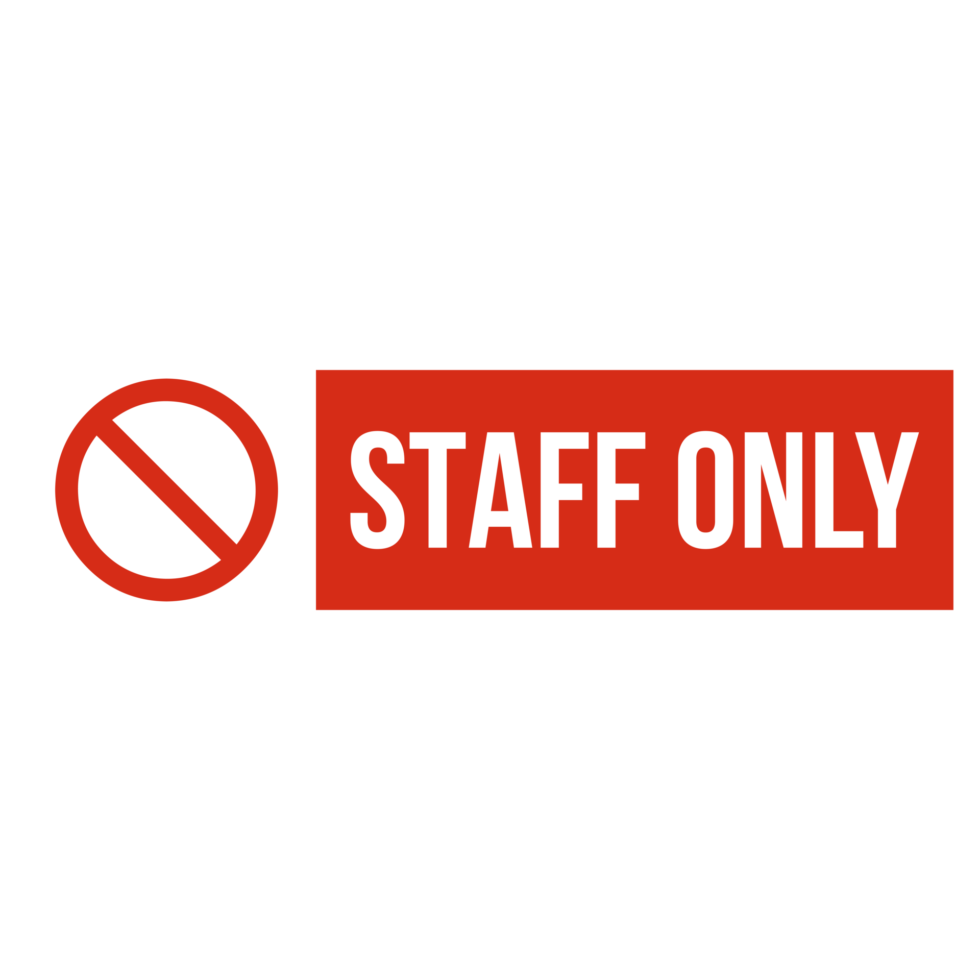 Staff only label sign on Transparent Background 18251247 PNG