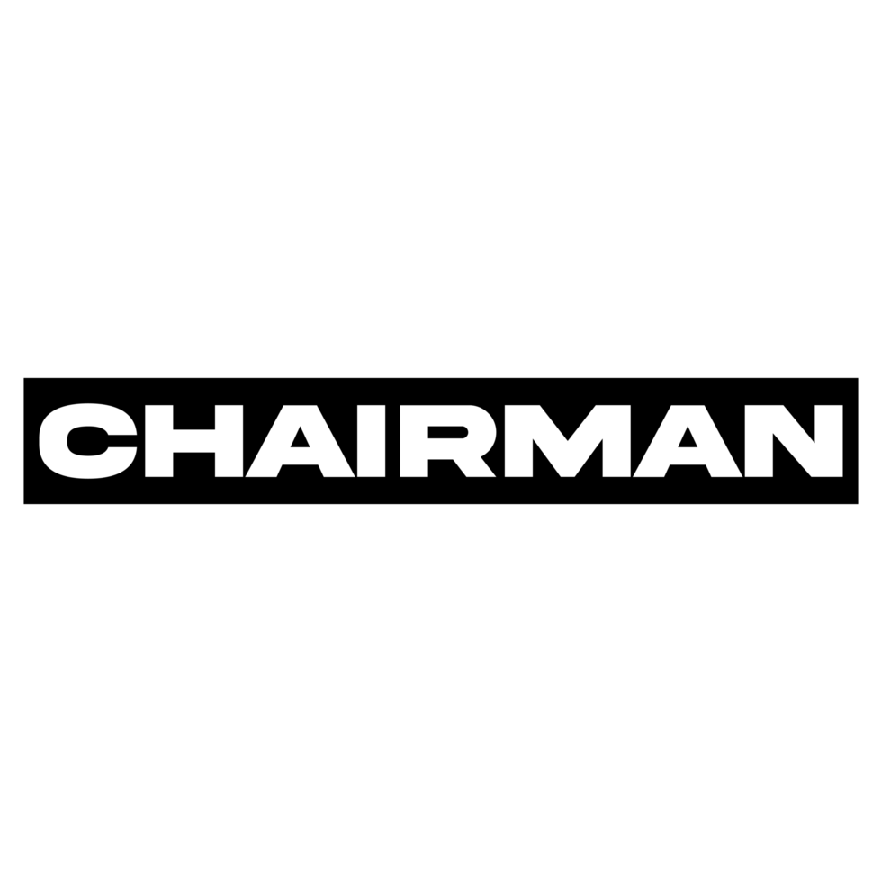 Chairman text label on Transparent Background png