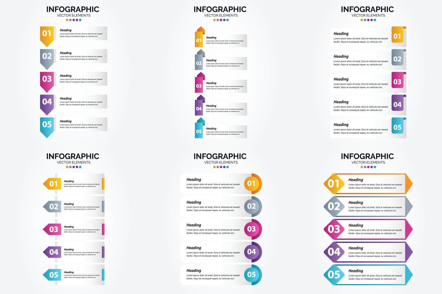 Vector illustration infographics set in flat design for advertising in brochures. flyers. and magazines.