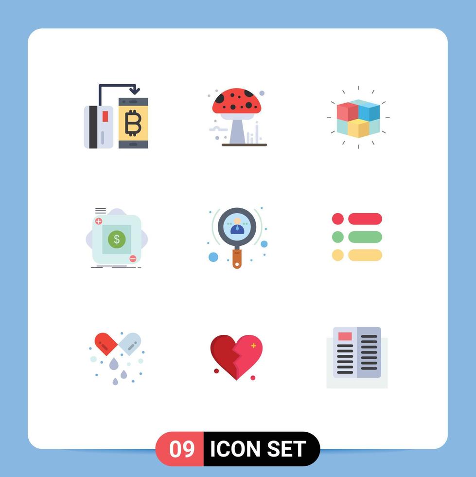 9 Creative Icons Modern Signs and Symbols of application store poison purchase solution Editable Vector Design Elements