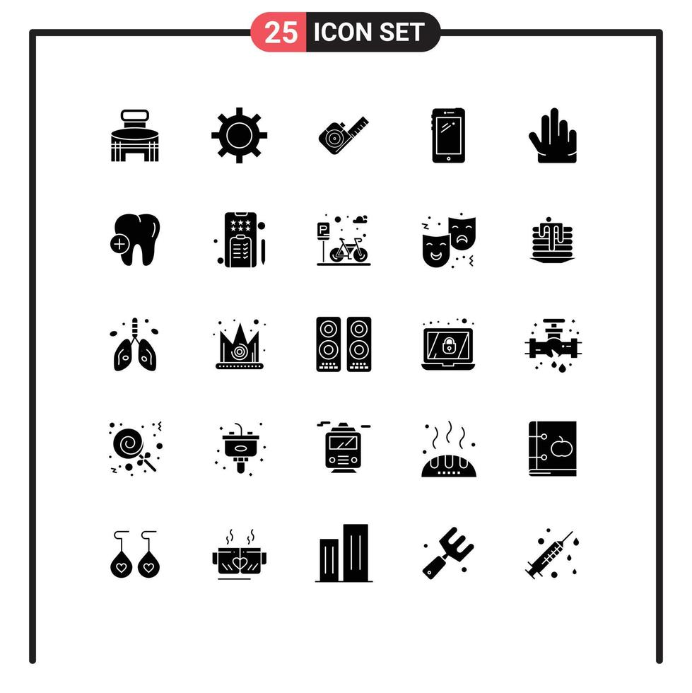 25 Creative Icons Modern Signs and Symbols of samsung mobile vehicle maintenance smart phone tool Editable Vector Design Elements